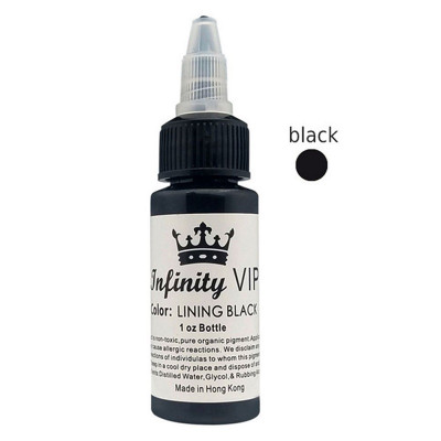  Купить в Донецк Тату краска Infinity VIP Black, 30 мл   
