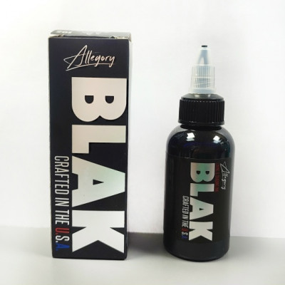 Краска для тату черная Allegory Black, 60мл